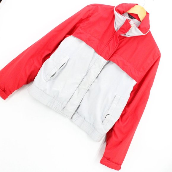 Vintage Alpine Designs Youth Kids Jacket Red & Gray Full Zip Outdoor Size 12 - Picture 3 of 7